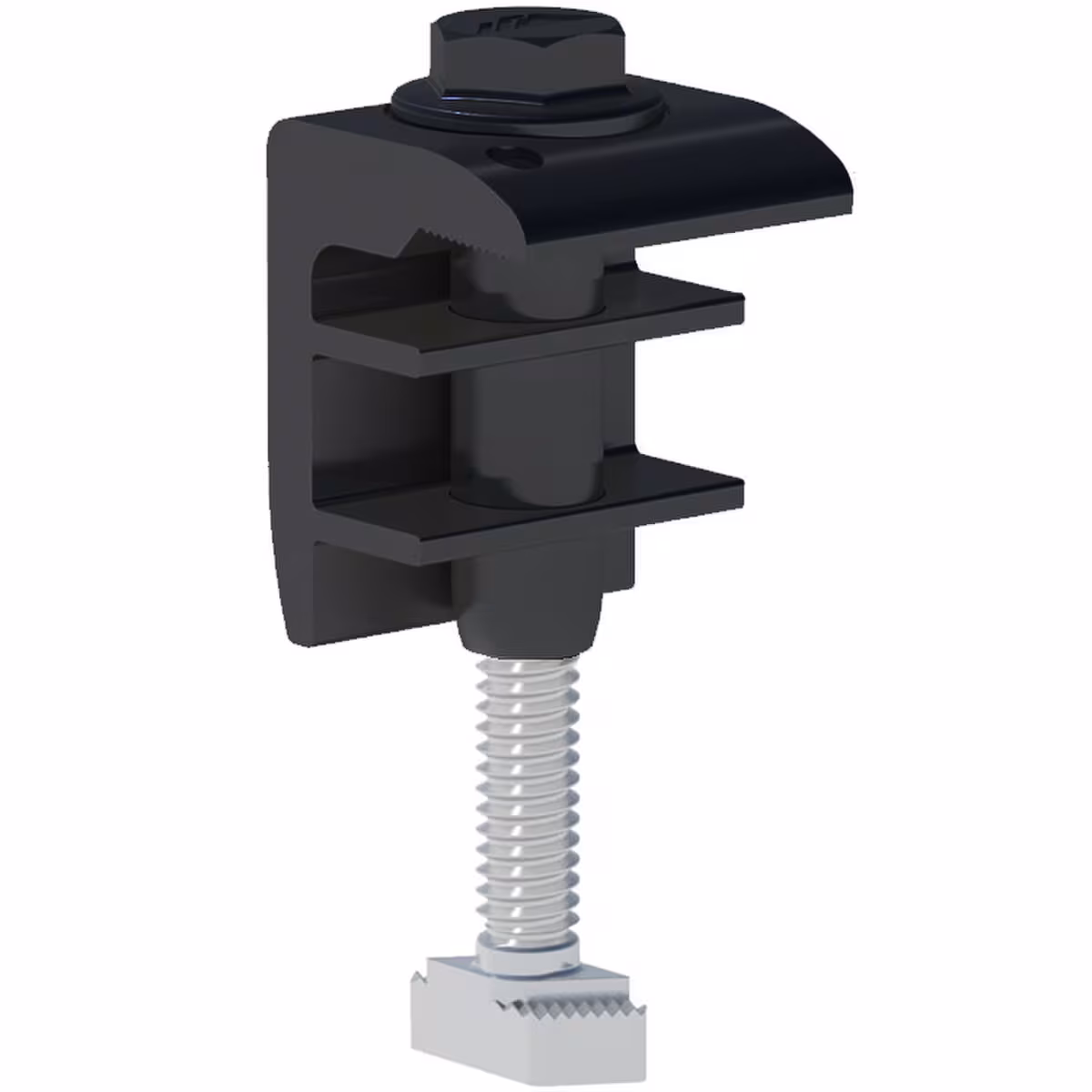 IronRidge UFO UFO-END-01-B1 Black End Clamp, 30mm-40mm