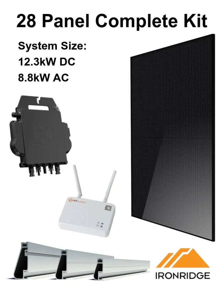 28 Panel (12.3kW) Complete DIY Solar Kit