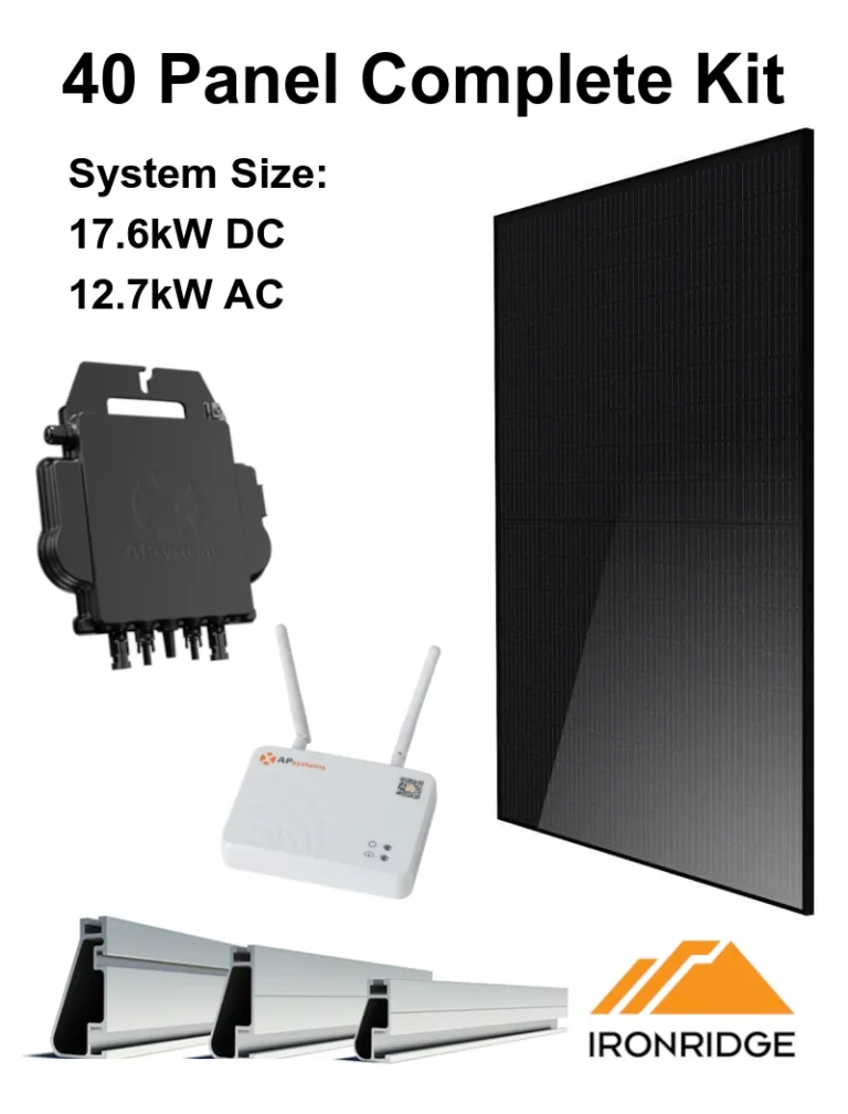 40 Panel (17.6kW) Complete DIY Solar Kit